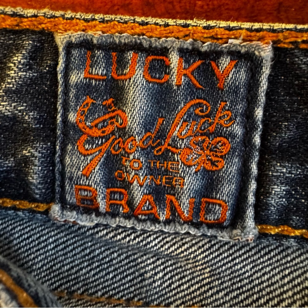 Vintage Mens Lucky Brand Dungarees-Virtue Vintage Straight. 32x33 (long inseam) - Picture 7 of 12